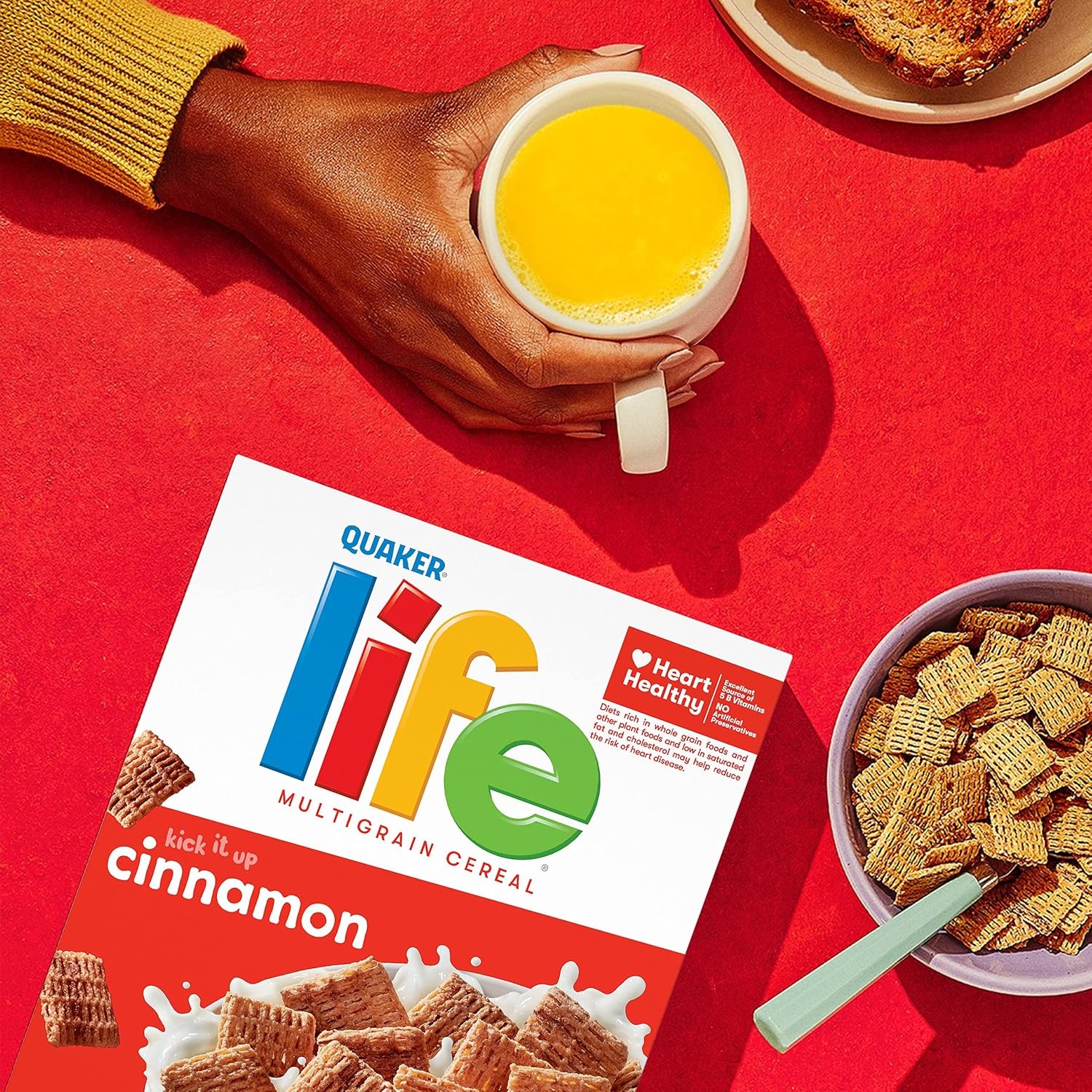 image:imageLife Breakfast Cereal Cinnamon 18oz BoxCinnamon