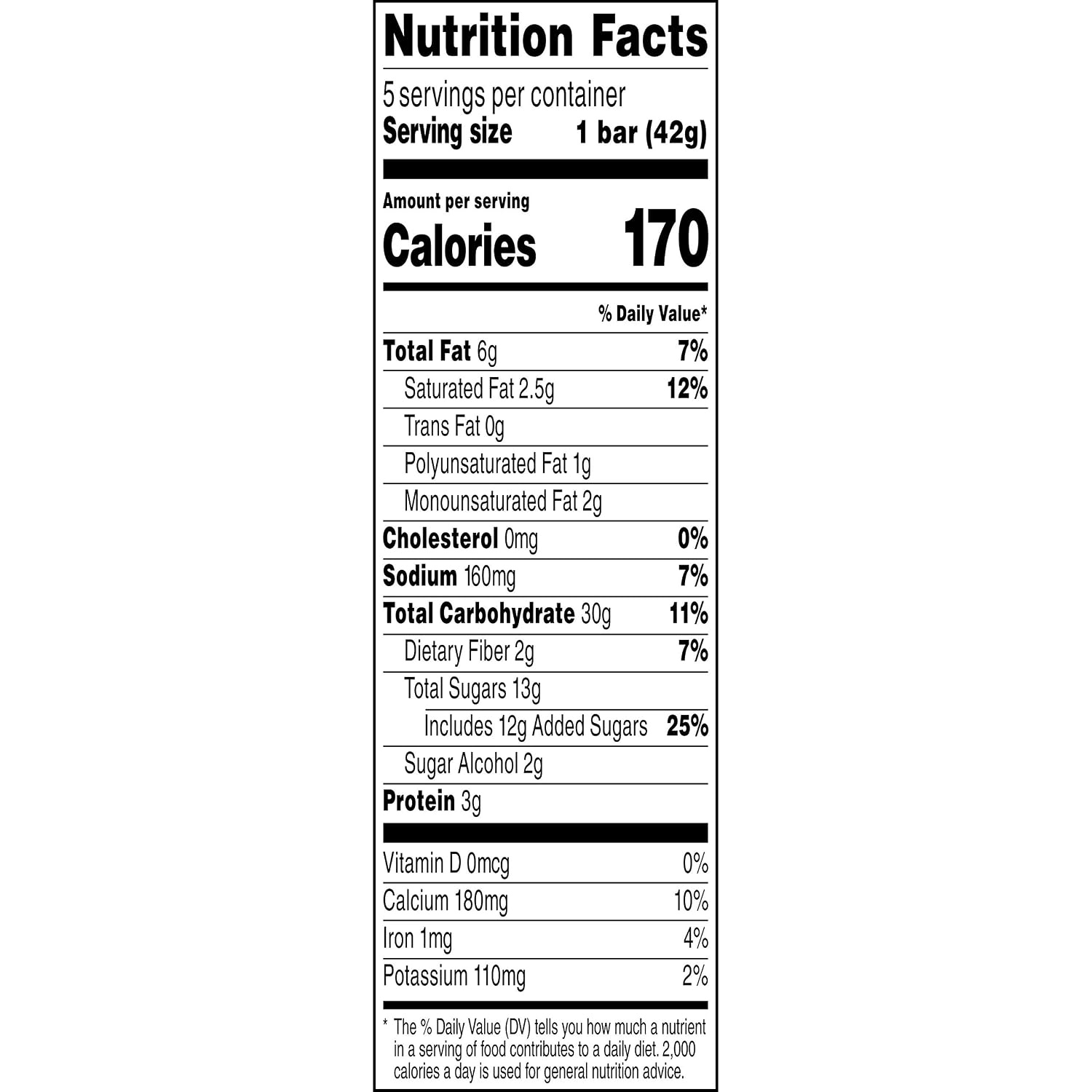 image:imageQuaker Big Chewy Chocolate Chip Granola Bar Peanut Butter 148 Oz 5 Ct