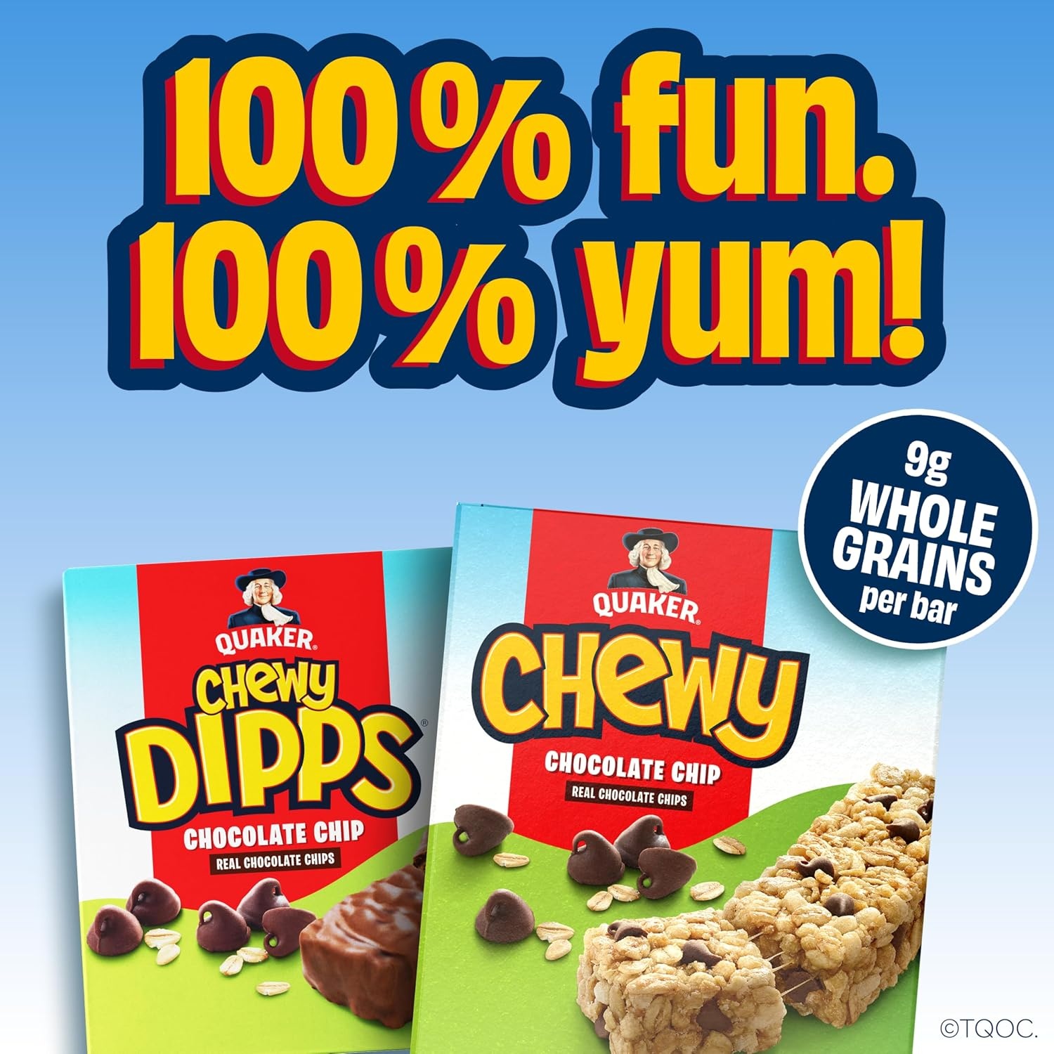image:imageQuaker Chewy Granola Bars 3 Flavor Variety Pack 084oz Individually Wrapped Bars 30 Pack