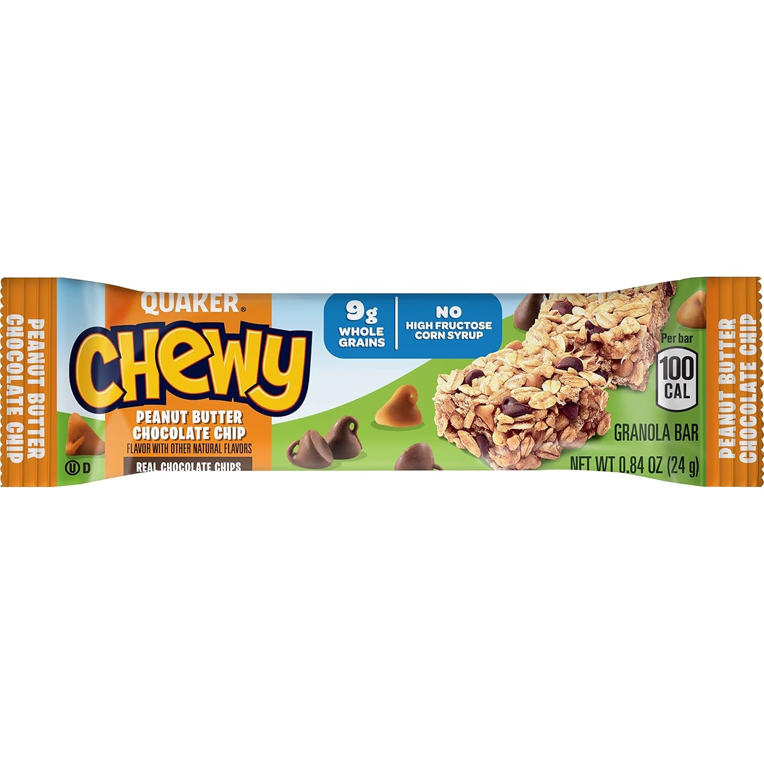 image:imageQuaker Chewy Granola Bars 3 Flavor Variety Pack 084oz Individually Wrapped Bars 30 Pack