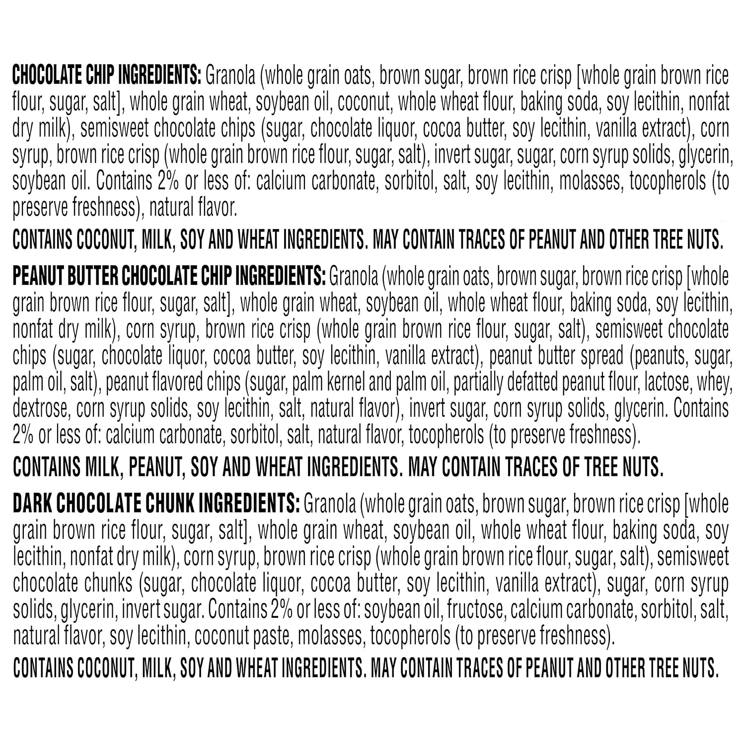 image:imageQuaker Chewy Granola Bars 3 Flavor Variety Pack 084oz Individually Wrapped Bars 30 Pack