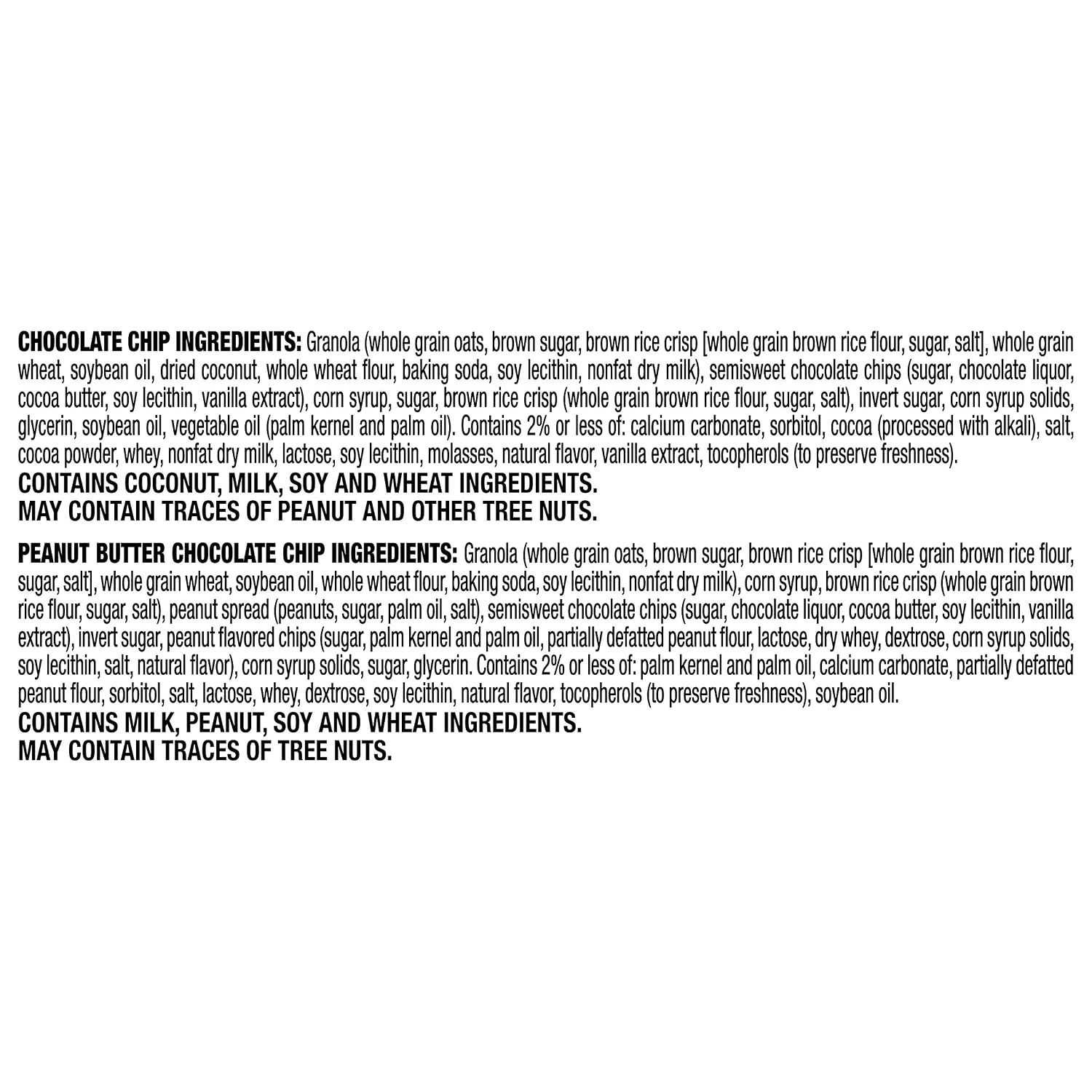 image:imageQuaker Chewy Granola Bars Peanut Butter Chocolate Chip 58 CountBig Chewy Variety Pack