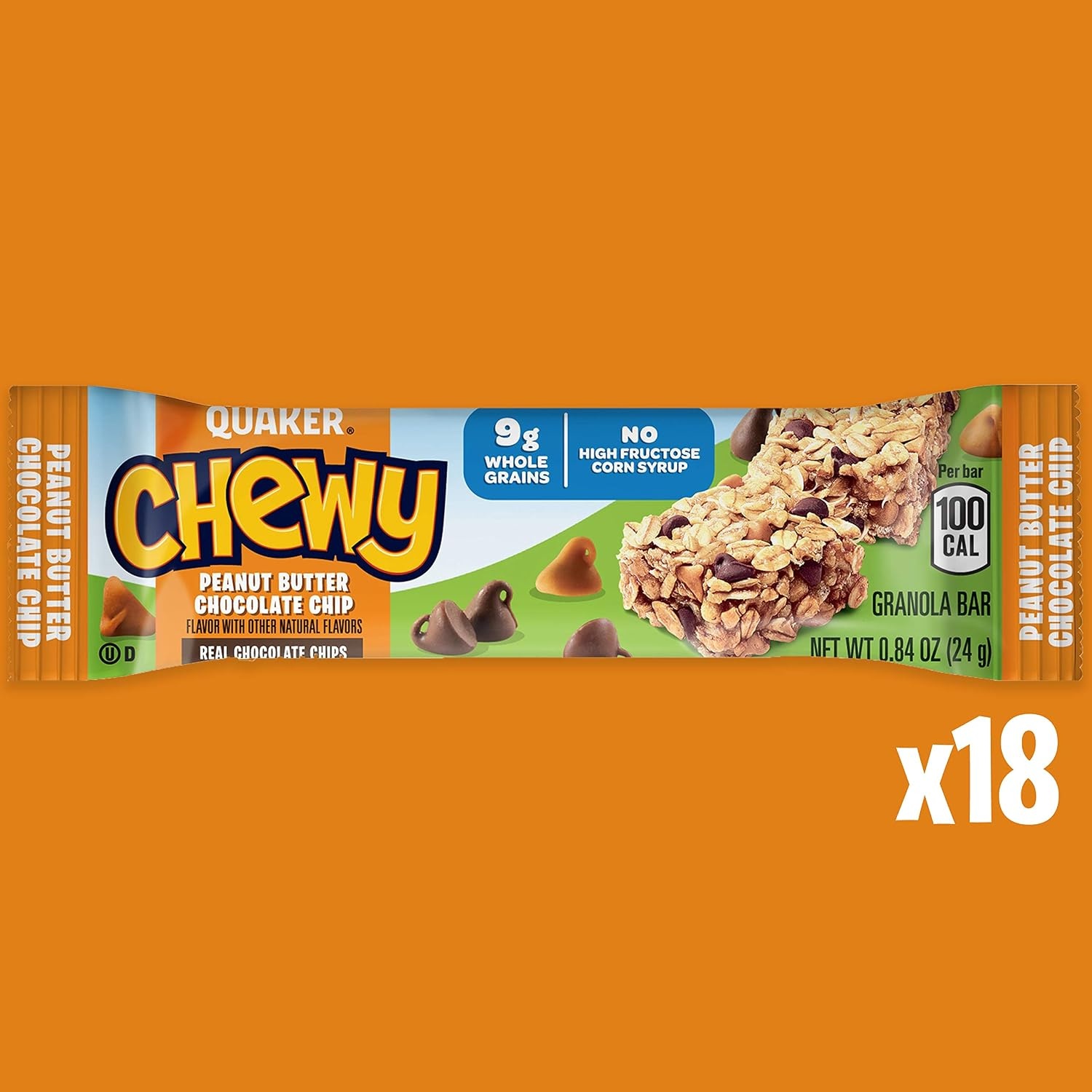 image:imageQuaker Chewy Peanut Butter Chocolate Chip 152 OZ