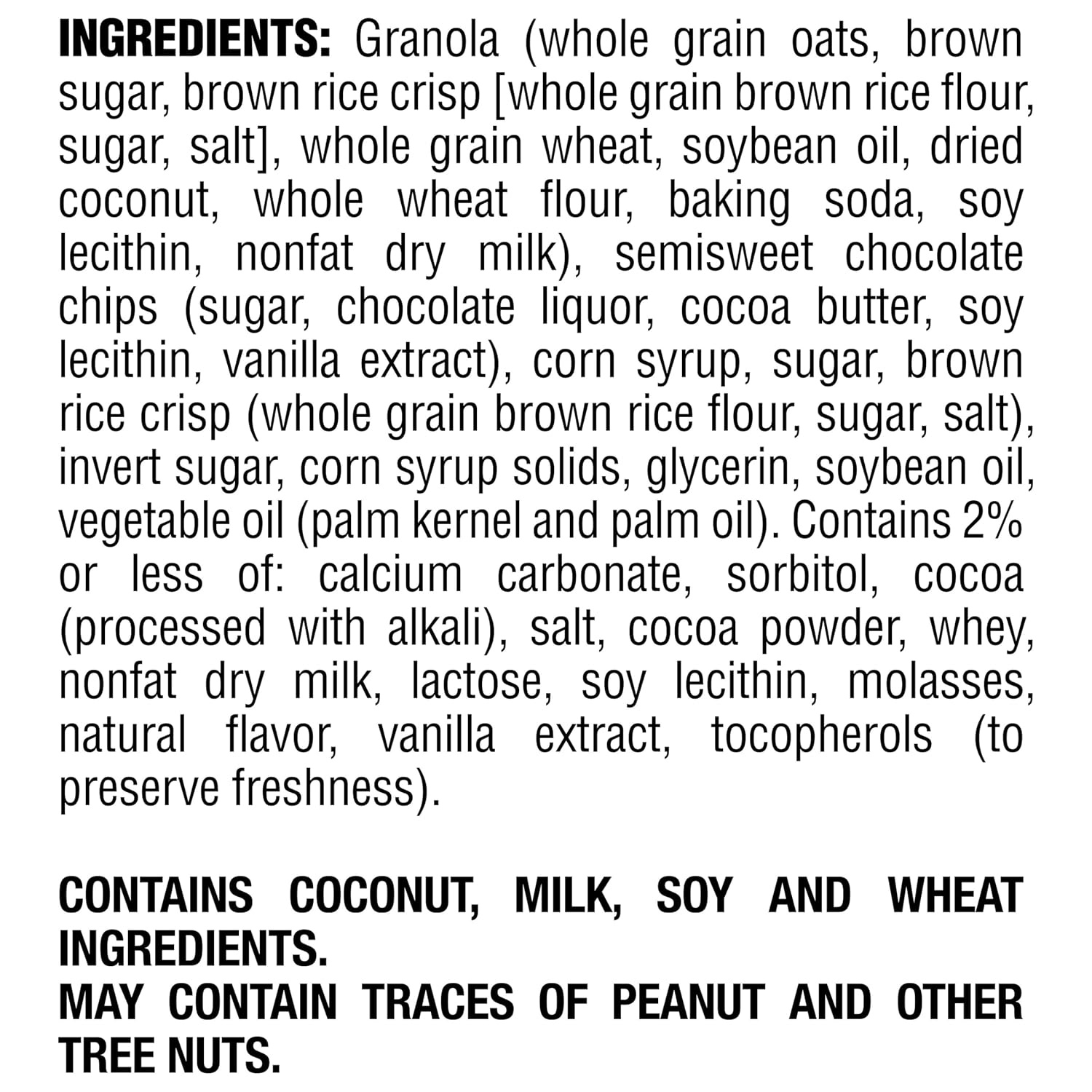 image:imageQuaker Chewy Yogurt Bars Variety Pack 10ctBig Chewy Chocolate Chip 10ct