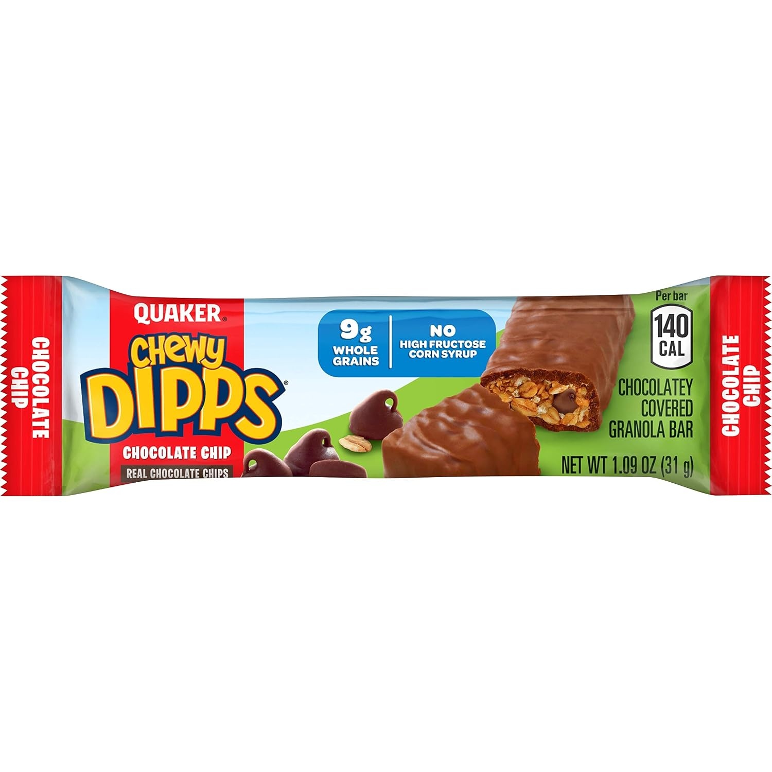 image:imageQuaker Chewy Yogurt Bars Variety Pack 10ctDipps Chocolate Chip 14ct