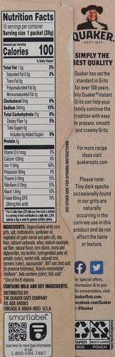 image:imageQuaker Instant Grits Butter 098oz Packets 10 Pack