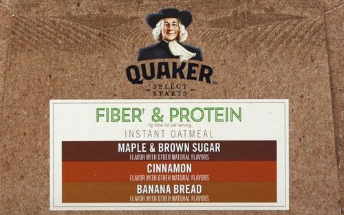 image:imageQuaker Instant Oatmeal Fiber Protein Variety Pack 8 121 Ounce