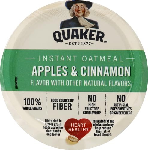 image:imageQuaker Instant Oatmeal Gluten Free Maple amp Brown Sugar Breakfast Cereal 121 Oz Pack of 6Apple Cinnamon