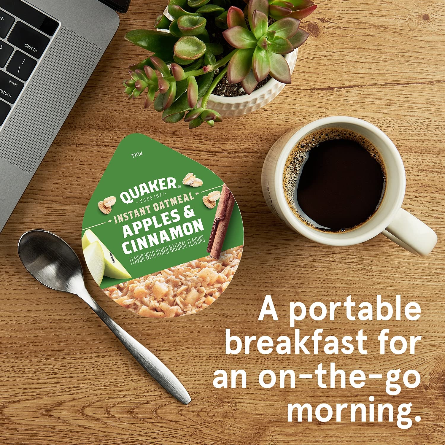 image:imageQuaker Instant Oatmeal Gluten Free Maple amp Brown Sugar Breakfast Cereal 121 Oz Pack of 6Apple Cinnamon