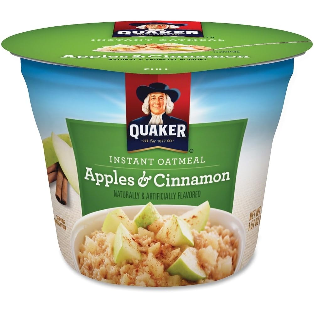 image:imageQuaker Instant Oatmeal Gluten Free Maple amp Brown Sugar Breakfast Cereal 121 Oz Pack of 6Apple Cinnamon