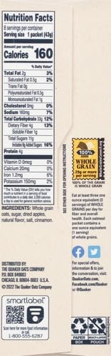 image:imageQuaker Instant Oatmeal Gluten Free Maple amp Brown Sugar Breakfast Cereal 121 Oz Pack of 6Apples Cinnamon