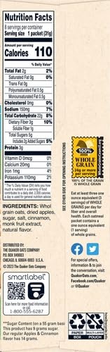 image:imageQuaker Instant Oatmeal Gluten Free Maple amp Brown Sugar Breakfast Cereal 121 Oz Pack of 6Apples Cinnamon
