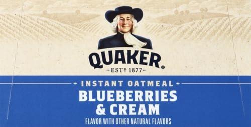 image:imageQuaker Instant Oatmeal Gluten Free Maple amp Brown Sugar Breakfast Cereal 121 Oz Pack of 6Blueberries Cream