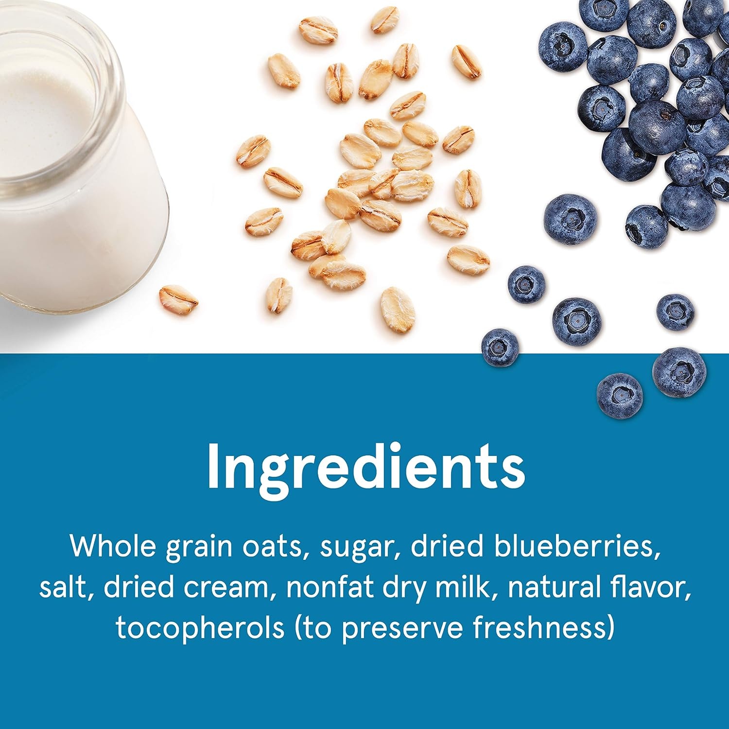image:imageQuaker Instant Oatmeal Gluten Free Maple amp Brown Sugar Breakfast Cereal 121 Oz Pack of 6Blueberries Cream