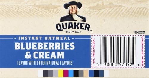 image:imageQuaker Instant Oatmeal Gluten Free Maple amp Brown Sugar Breakfast Cereal 121 Oz Pack of 6Blueberries Cream