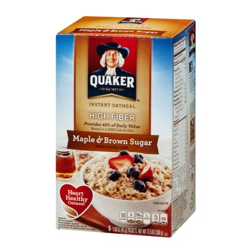 image:imageQuaker Instant Oatmeal Gluten Free Maple amp Brown Sugar Breakfast Cereal 121 Oz Pack of 6Brown Sugar