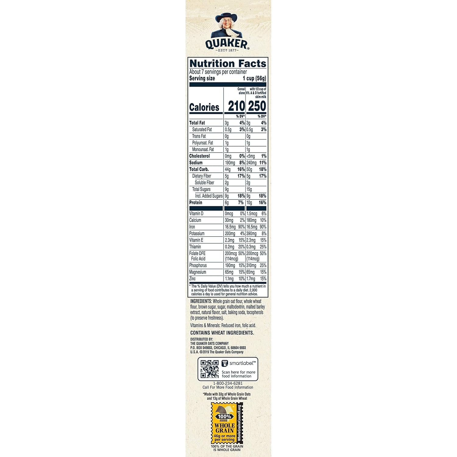 image:imageQuaker Instant Oatmeal Gluten Free Maple amp Brown Sugar Breakfast Cereal 121 Oz Pack of 6Brown Sugar