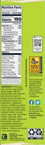 image:imageQuaker Instant Oatmeal Gluten Free Maple amp Brown Sugar Breakfast Cereal 121 Oz Pack of 6Brown Sugar