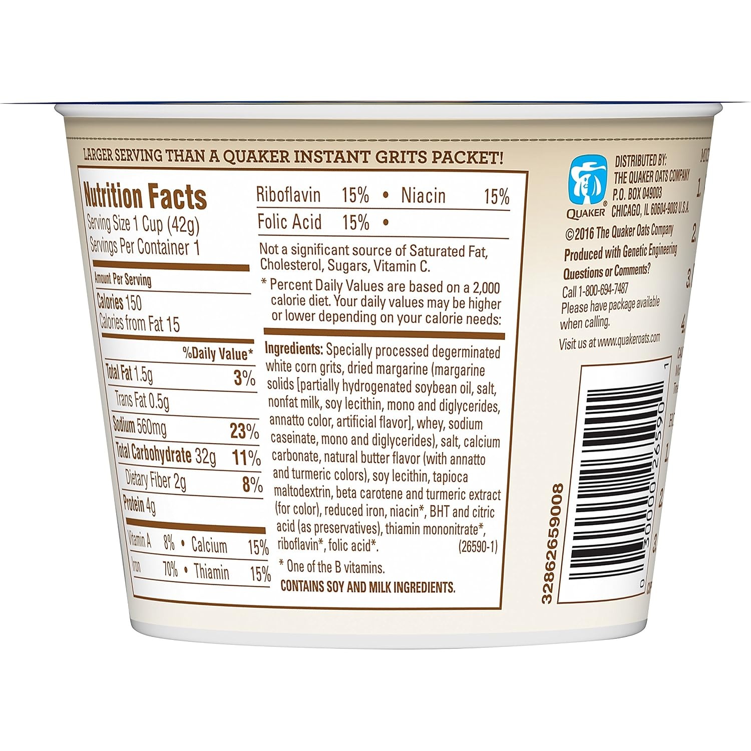 image:imageQuaker Instant Oatmeal Gluten Free Maple amp Brown Sugar Breakfast Cereal 121 Oz Pack of 6Butter 12ct
