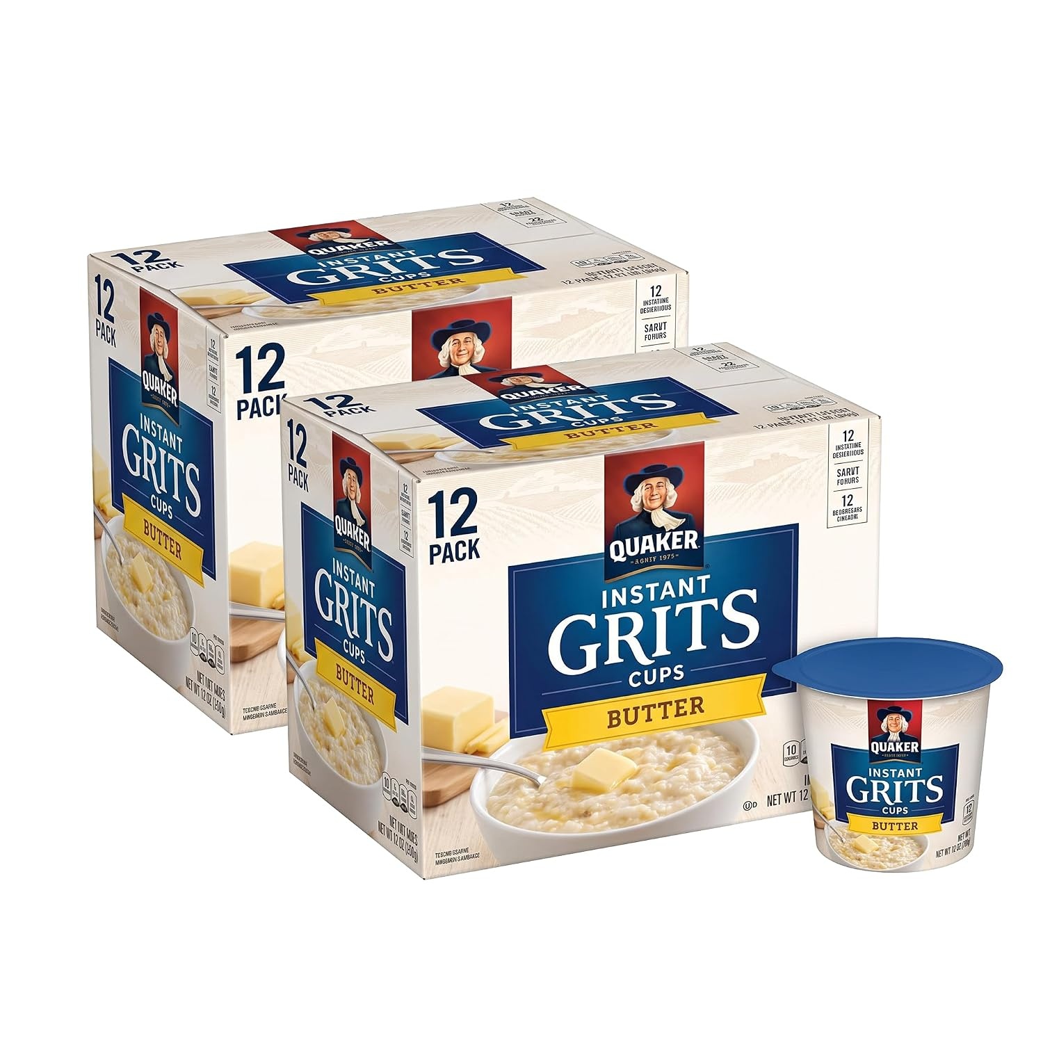 image:imageQuaker Instant Oatmeal Gluten Free Maple amp Brown Sugar Breakfast Cereal 121 Oz Pack of 6Butter 12ct
