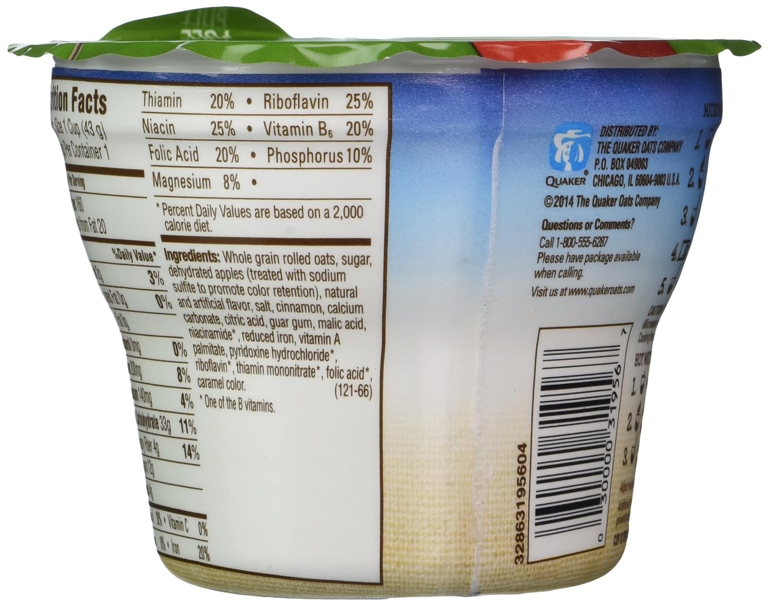 image:imageQuaker Instant Oatmeal Gluten Free Maple amp Brown Sugar Breakfast Cereal 121 Oz Pack of 6Cinnamon