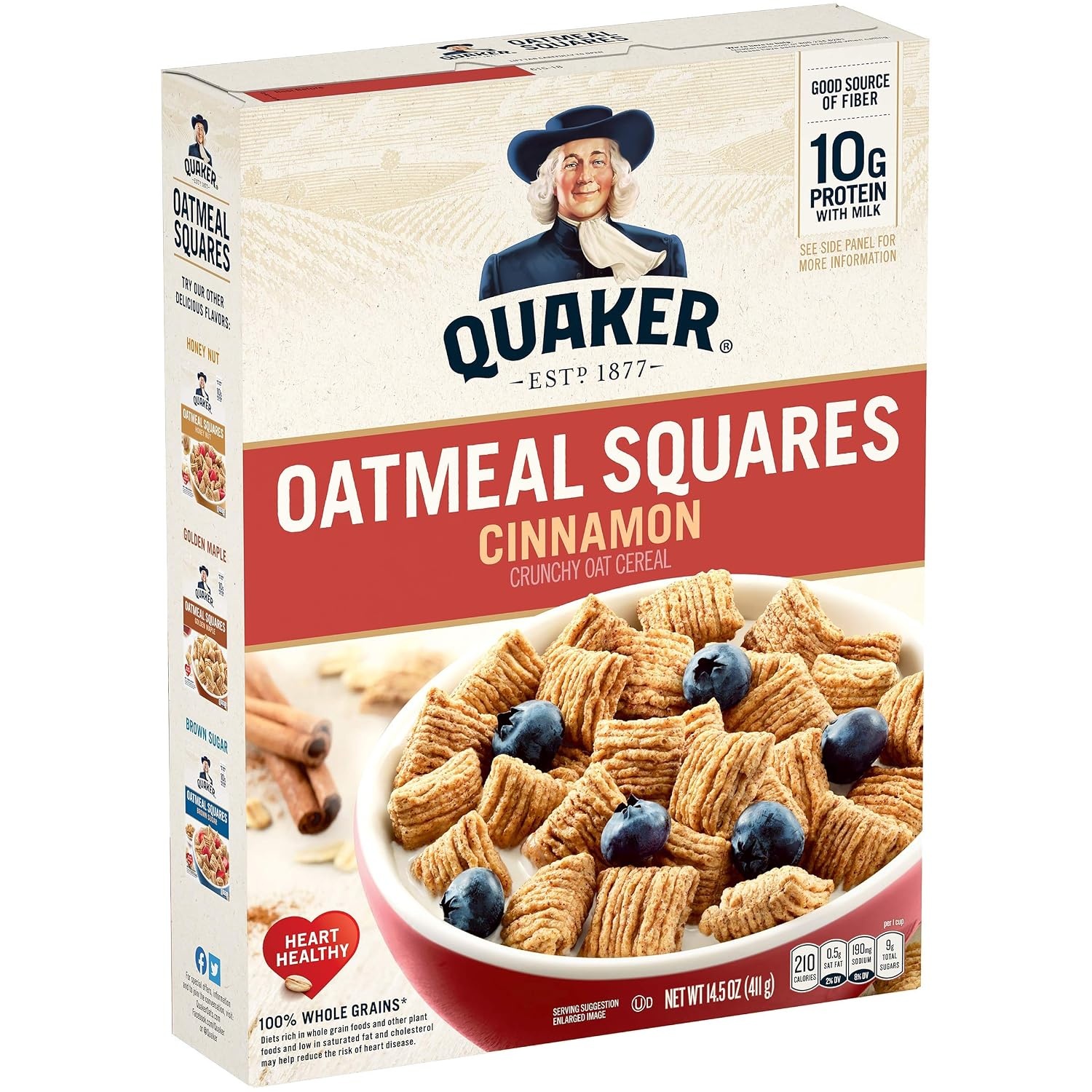 image:imageQuaker Instant Oatmeal Gluten Free Maple amp Brown Sugar Breakfast Cereal 121 Oz Pack of 6Cinnamon