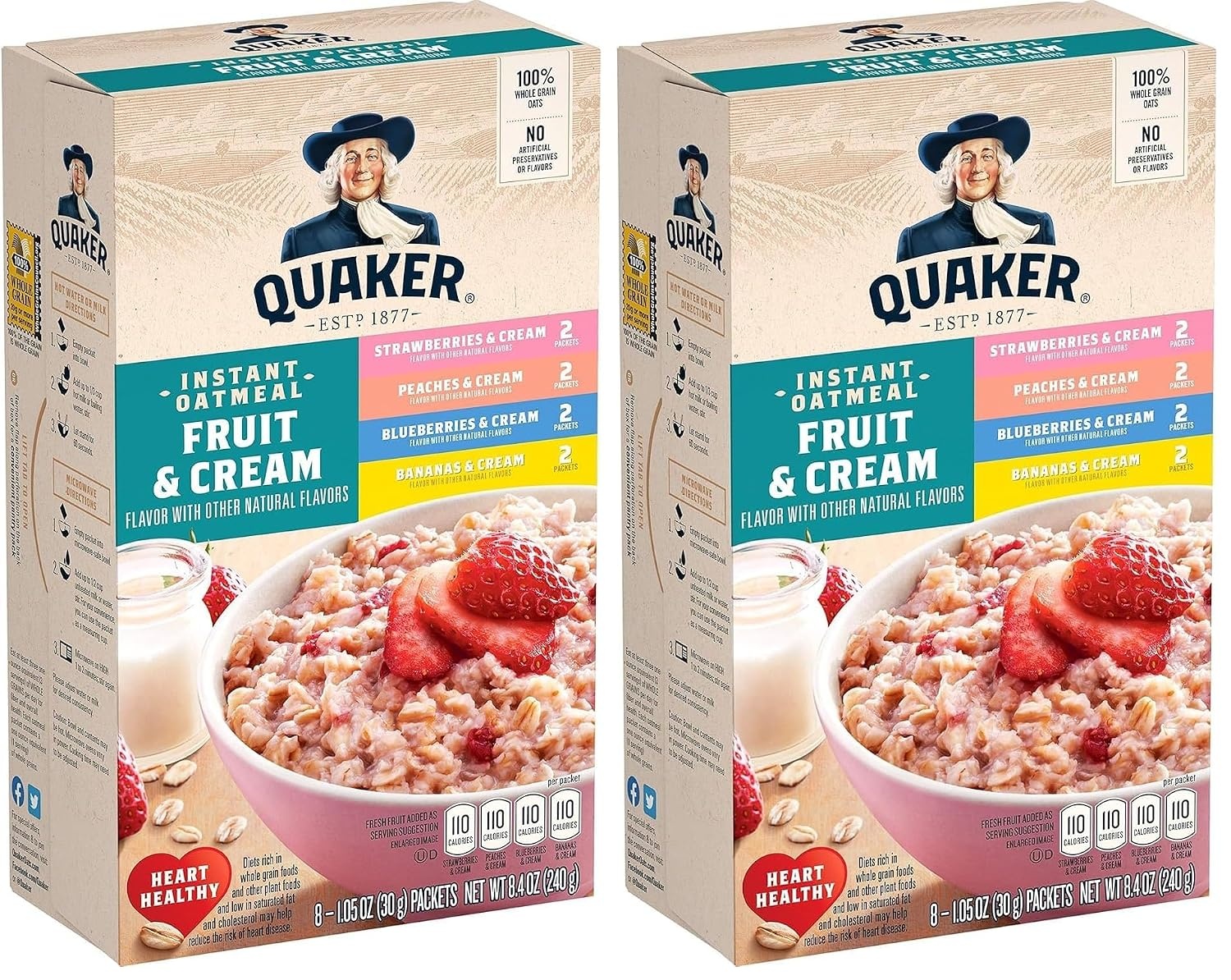 image:imageQuaker Instant Oatmeal Gluten Free Maple amp Brown Sugar Breakfast Cereal 121 Oz Pack of 6Fruit Cream