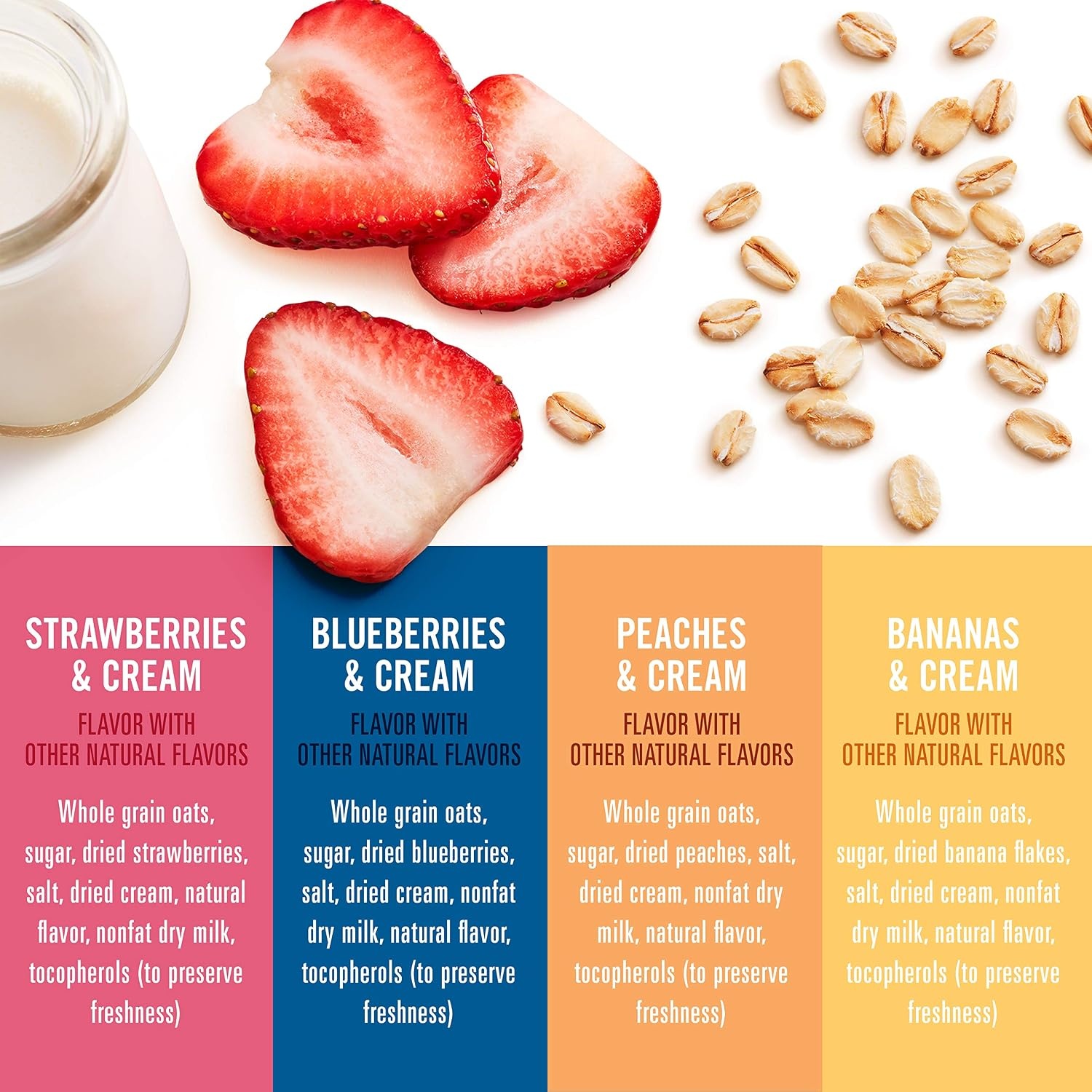 image:imageQuaker Instant Oatmeal Gluten Free Maple amp Brown Sugar Breakfast Cereal 121 Oz Pack of 6Fruit Cream