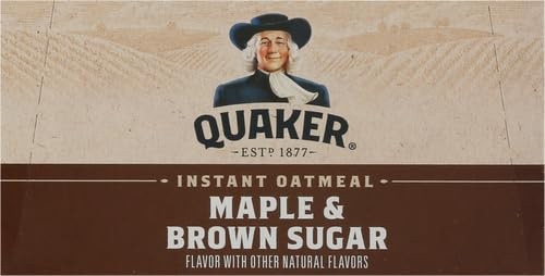 image:imageQuaker Instant Oatmeal Gluten Free Maple amp Brown Sugar Breakfast Cereal 121 Oz Pack of 6Maple Brown Sugar