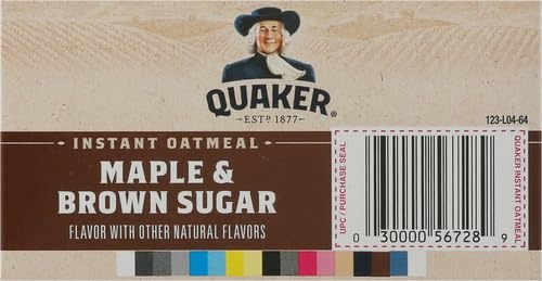 image:imageQuaker Instant Oatmeal Gluten Free Maple amp Brown Sugar Breakfast Cereal 121 Oz Pack of 6Maple Brown Sugar