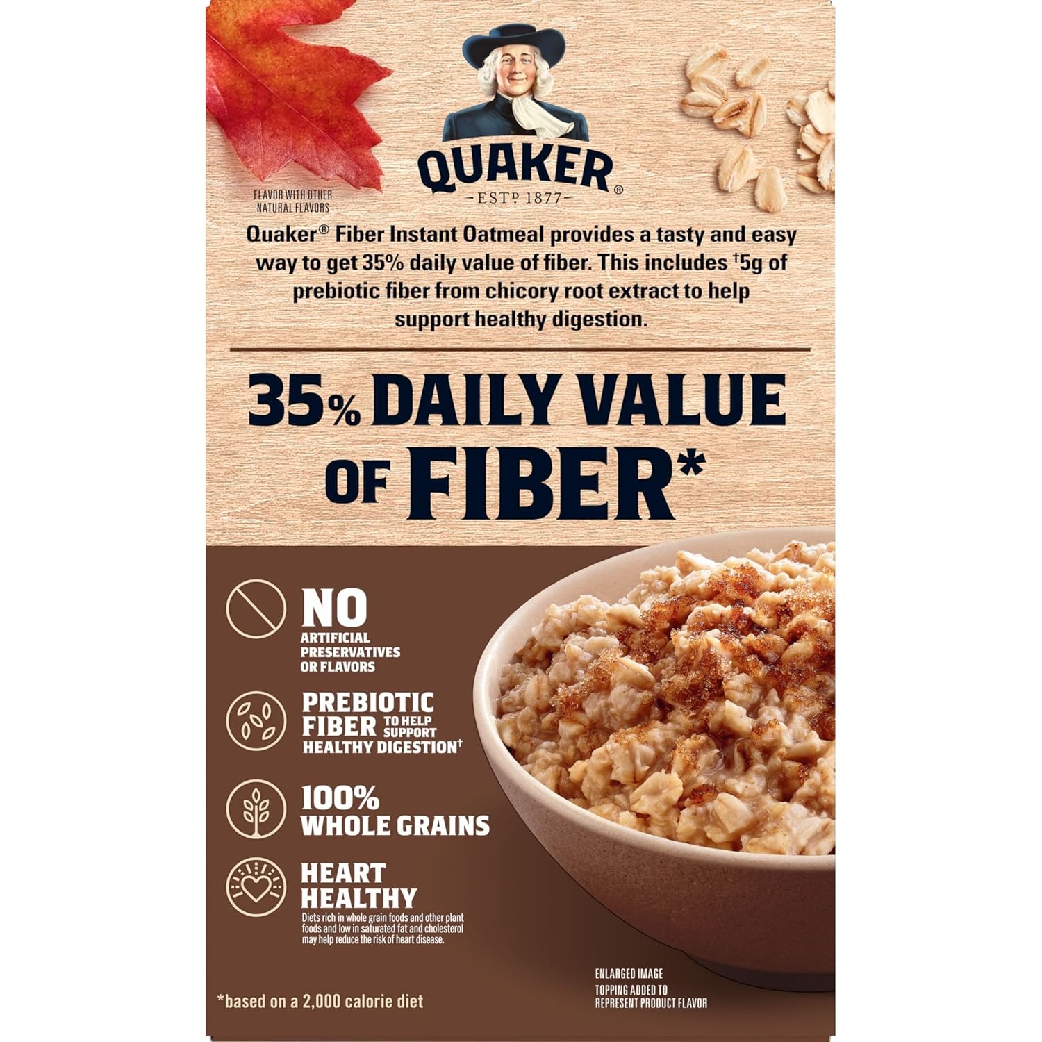 image:imageQuaker Instant Oatmeal Gluten Free Maple amp Brown Sugar Breakfast Cereal 121 Oz Pack of 6Maple Brown Sugar