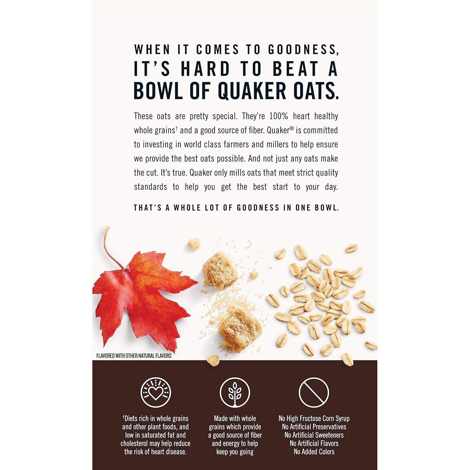 image:imageQuaker Instant Oatmeal Gluten Free Maple amp Brown Sugar Breakfast Cereal 121 Oz Pack of 6Maple Brown Sugar