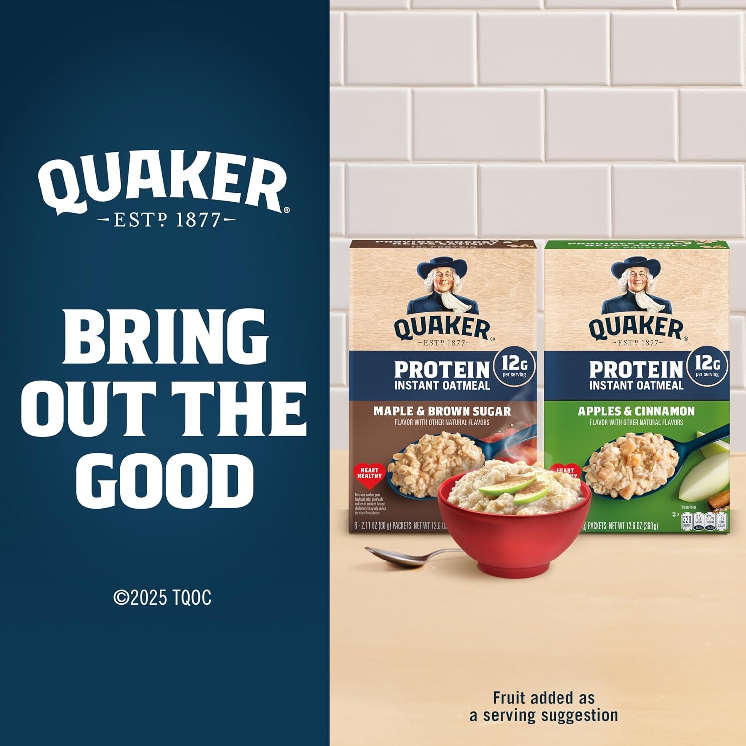 image:imageQuaker Instant Oatmeal Gluten Free Maple amp Brown Sugar Breakfast Cereal 121 Oz Pack of 6Maple Brown Sugar