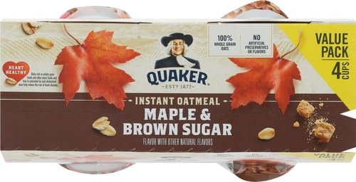 image:imageQuaker Instant Oatmeal Gluten Free Maple amp Brown Sugar Breakfast Cereal 121 Oz Pack of 6Maple and Brown Sugar