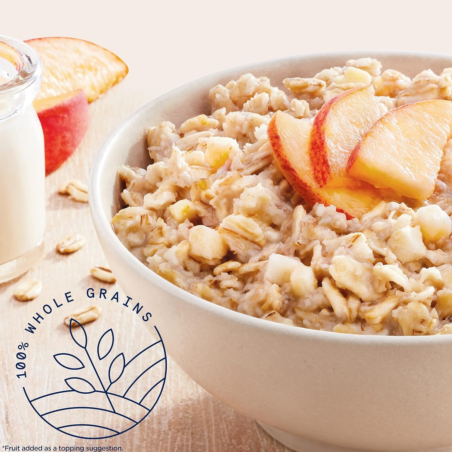 image:imageQuaker Instant Oatmeal Gluten Free Maple amp Brown Sugar Breakfast Cereal 121 Oz Pack of 6Peaches Cream