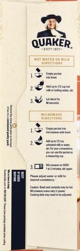 image:imageQuaker Instant Oatmeal Gluten Free Maple amp Brown Sugar Breakfast Cereal 121 Oz Pack of 6Peaches Cream