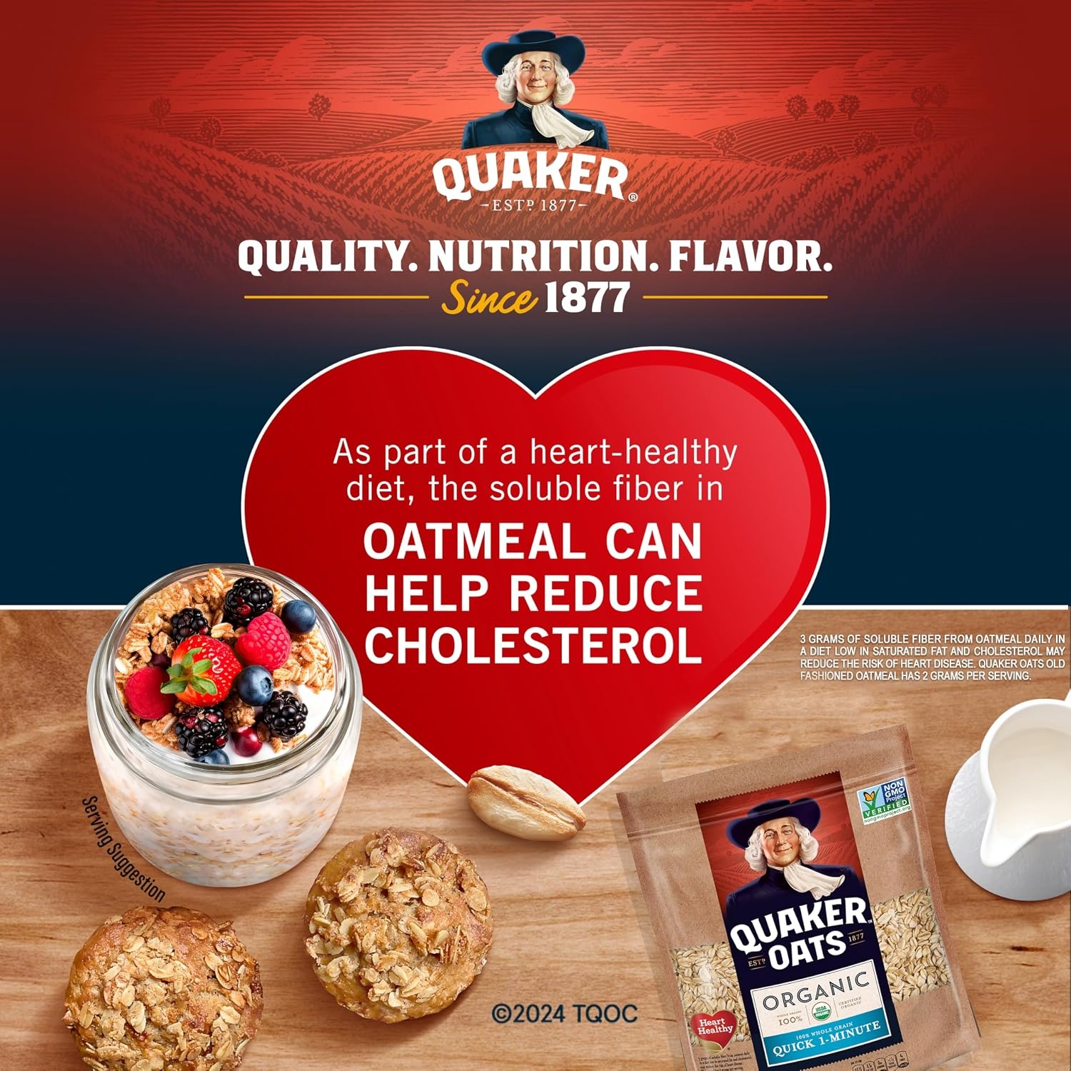 image:imageQuaker Instant Oatmeal Gluten Free Maple amp Brown Sugar Breakfast Cereal 121 Oz Pack of 6Quick Organic