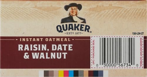 image:imageQuaker Instant Oatmeal Gluten Free Maple amp Brown Sugar Breakfast Cereal 121 Oz Pack of 6Raisin Date Walnut