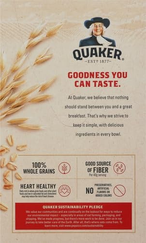 image:imageQuaker Instant Oatmeal Gluten Free Maple amp Brown Sugar Breakfast Cereal 121 Oz Pack of 6Unflavored