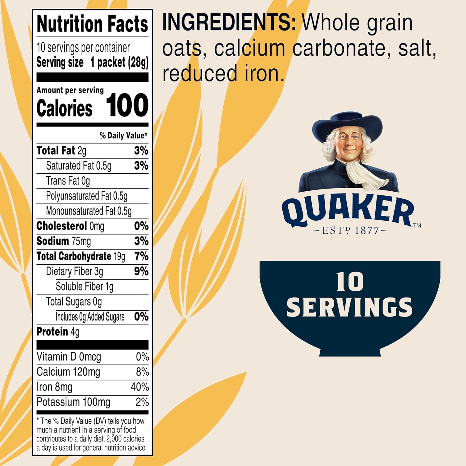 image:imageQuaker Instant Oatmeal Gluten Free Maple amp Brown Sugar Breakfast Cereal 121 Oz Pack of 6Unflavored