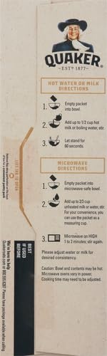 image:imageQuaker Instant Oatmeal Gluten Free Maple amp Brown Sugar Breakfast Cereal 121 Oz Pack of 6Unflavored