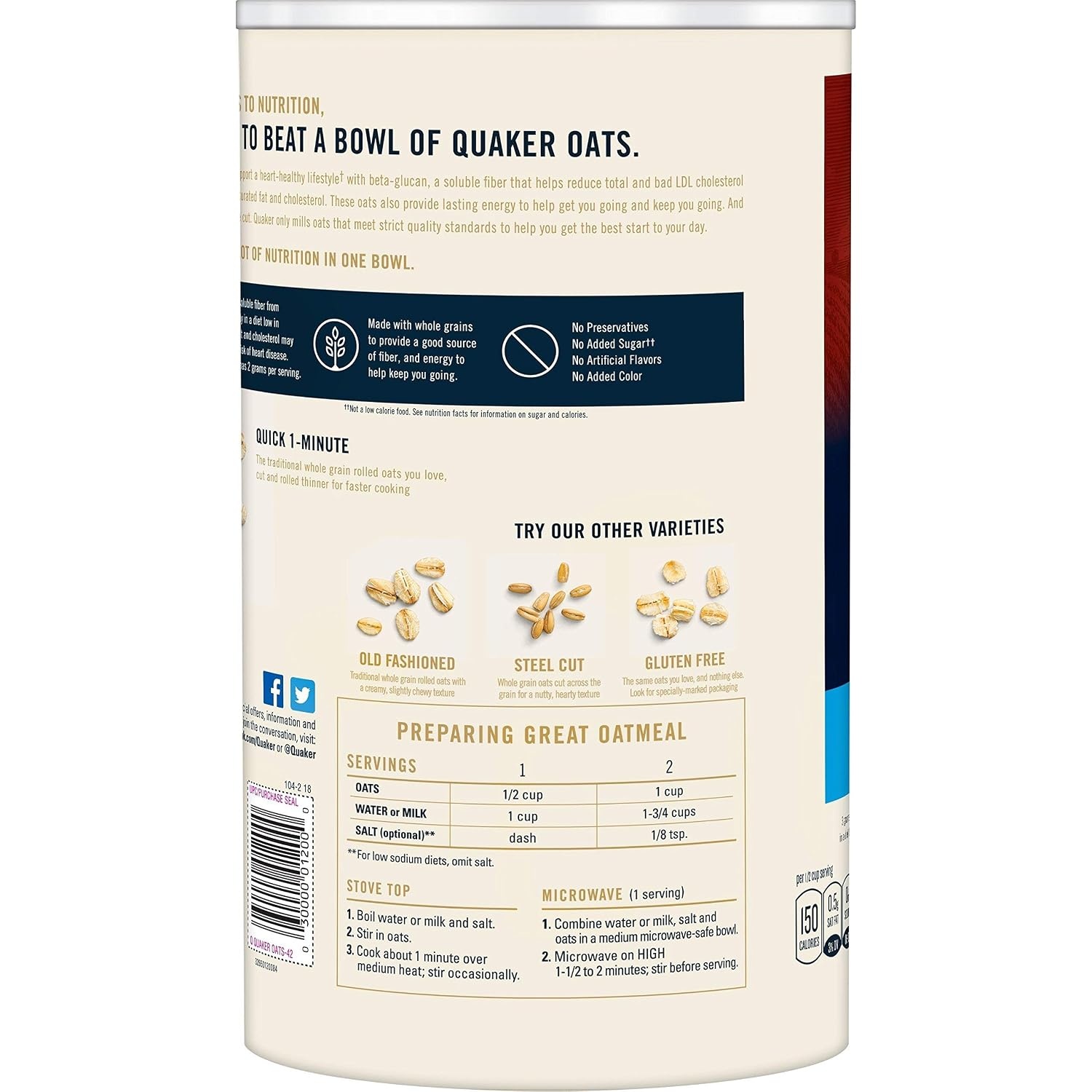 image:imageQuaker Instant Oatmeal Gluten Free Maple amp Brown Sugar Breakfast Cereal 121 Oz Pack of 6whole grain