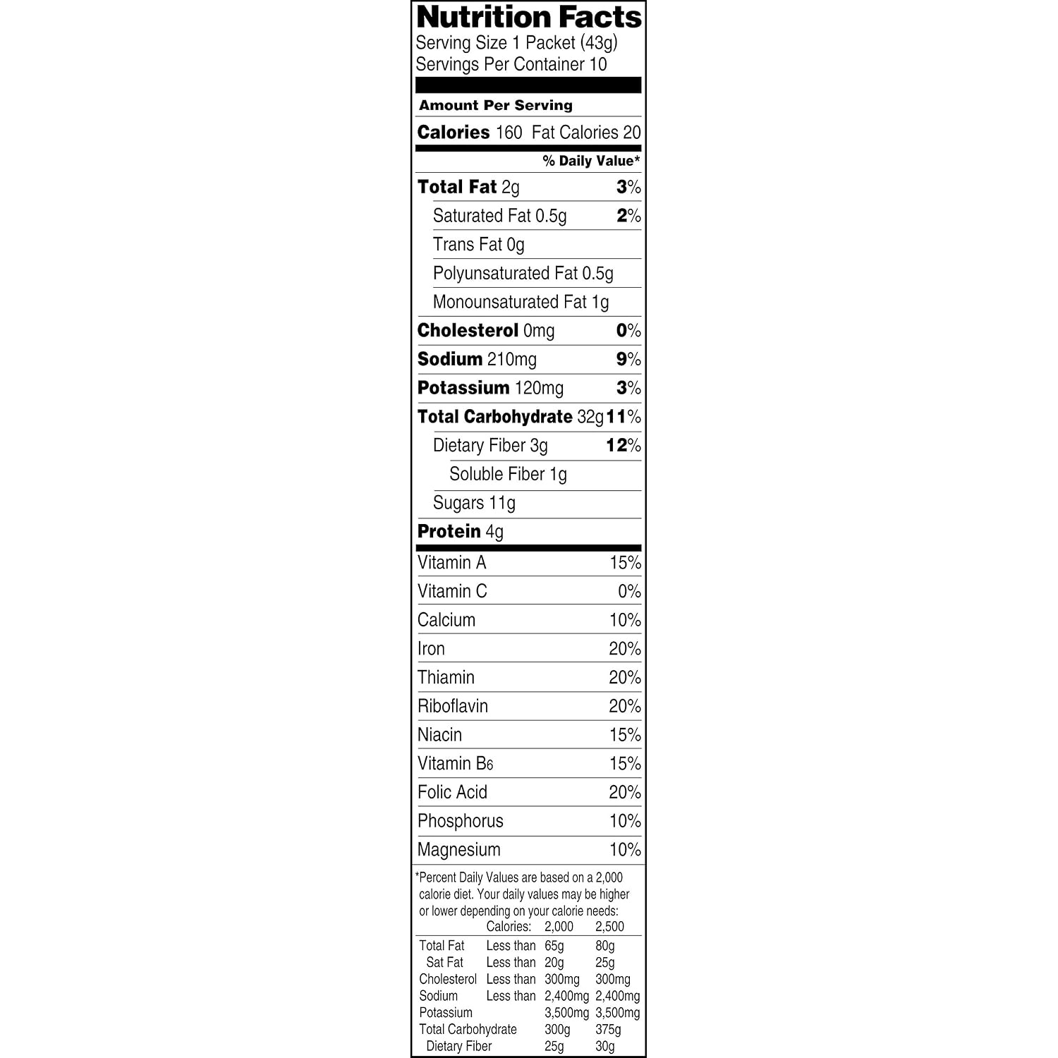 image:imageQuaker Instant Oatmeal USDA Organic NonGMO Project Verified Original Individual Packets 8 Count Pack of 6Cinnamon