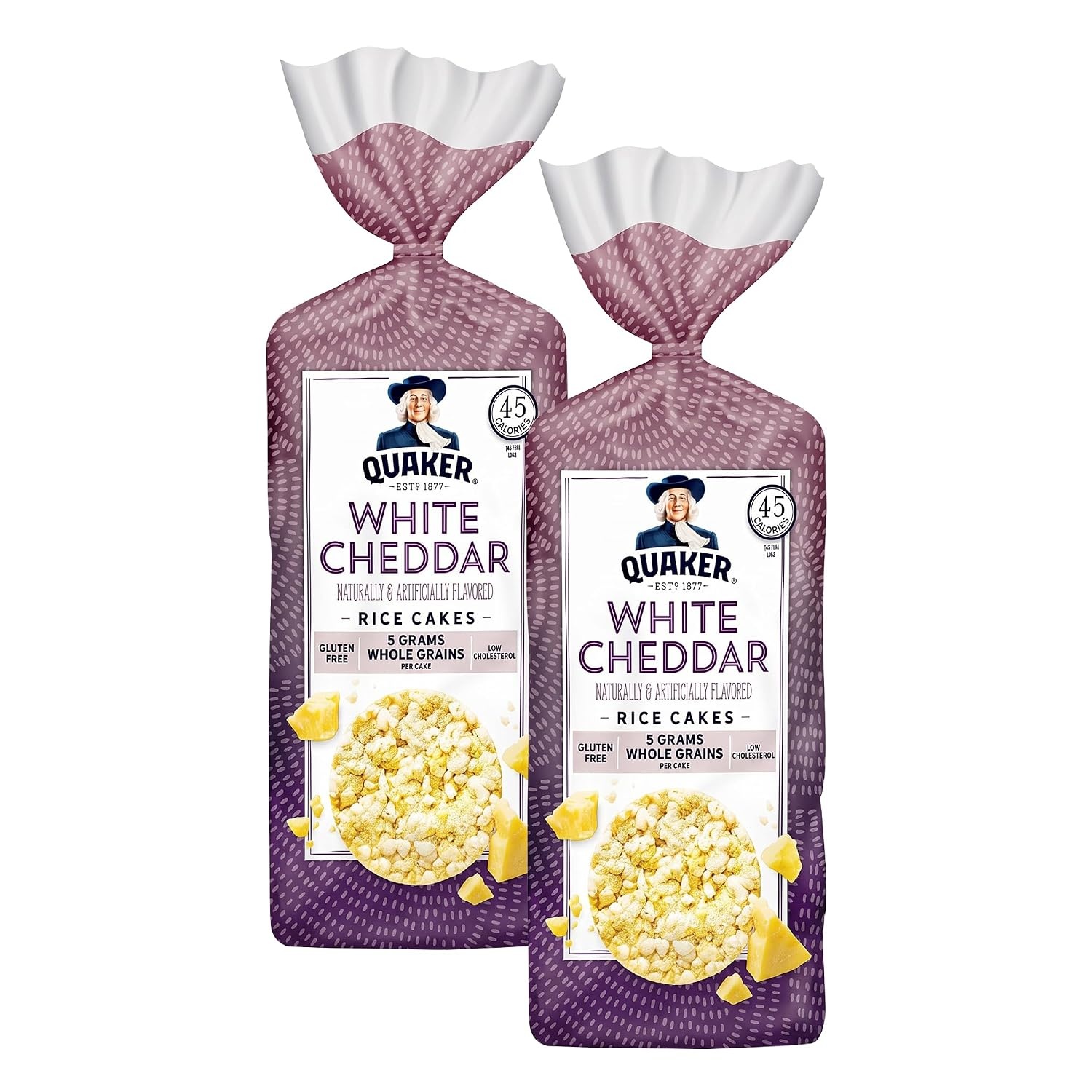 image:imageQuaker Large Rice Cakes Chocolate 723 oz Bags 3 Pack Gluten Free Whole Grain No Added ColorsWhite Cheddar