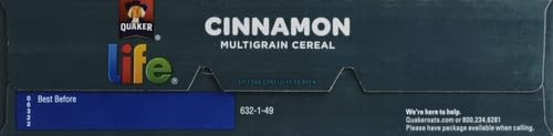 image:imageQuaker Life Cereal Original 13 Ounce Pack of 1Cinnamon