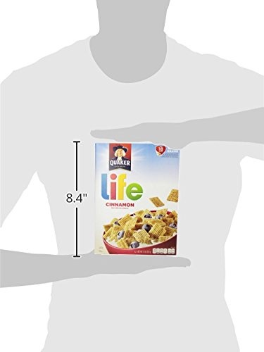 image:imageQuaker Life Cereal Original 13 Ounce Pack of 1Cinnamon