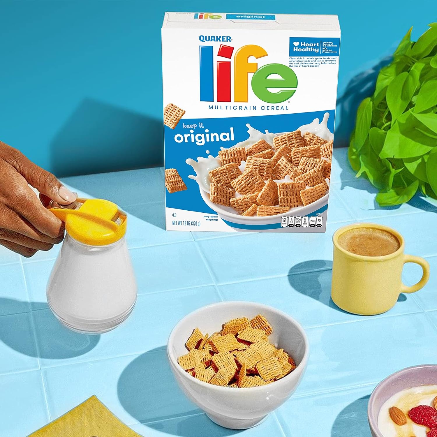 image:imageQuaker Life Cereal Original 13 Ounce Pack of 1Unflavored