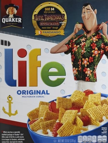 image:imageQuaker Life Cereal Original 13 Ounce Pack of 1Unflavored