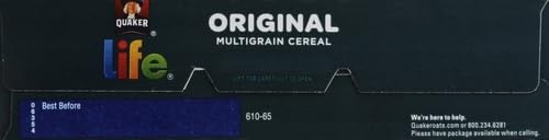 image:imageQuaker Life Cereal Original 13 Ounce Pack of 1Unflavored