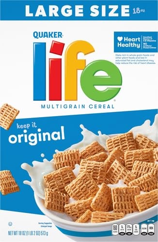 image:imageQuaker Life Original Cereal 18oz18 Ounce Pack of 1